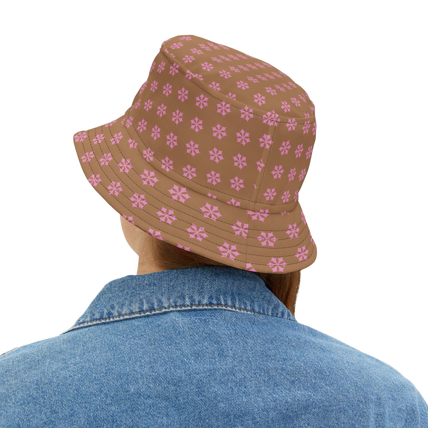 Vintage-Inspired Floral Bucket Hat – Lightweight Cotton