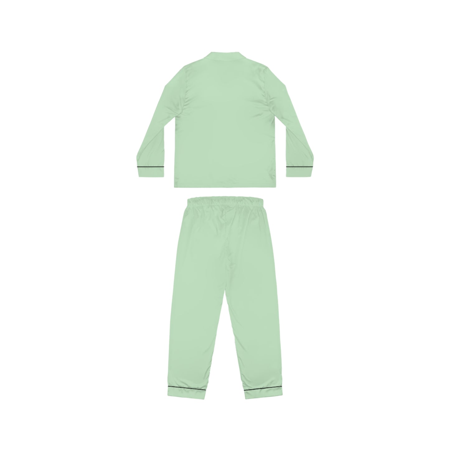 Women’s Satin Pajama Set with Soft All-Over Print Design