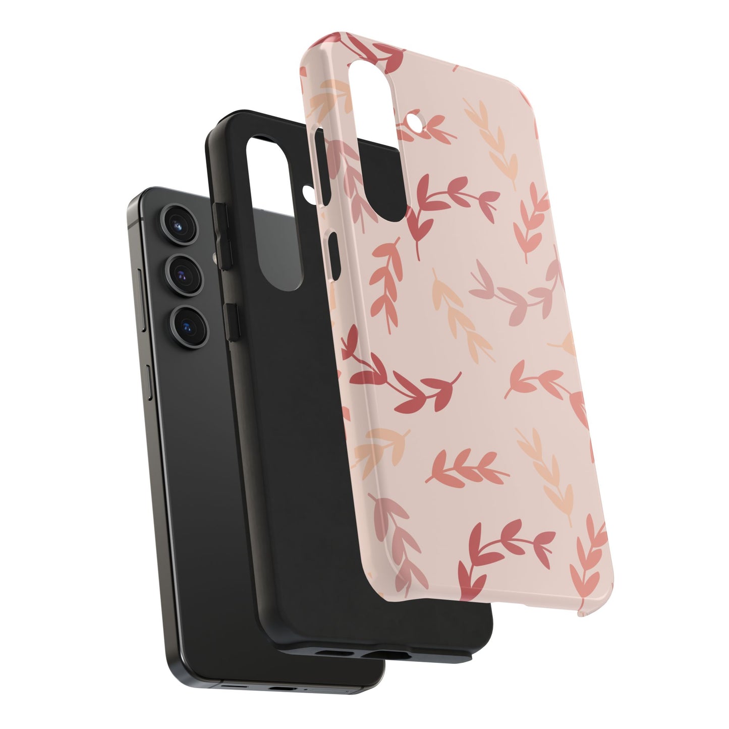 Floral Pattern light Pink Mobile Case
