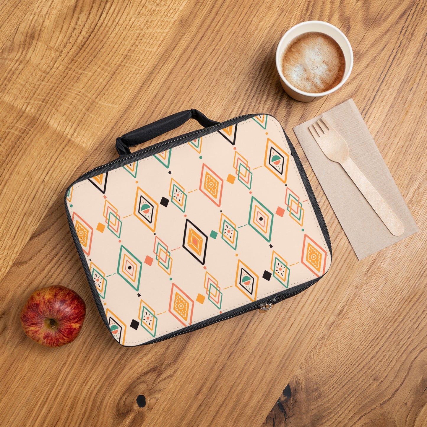 Stylish Patterned Insulated Lunch Tote