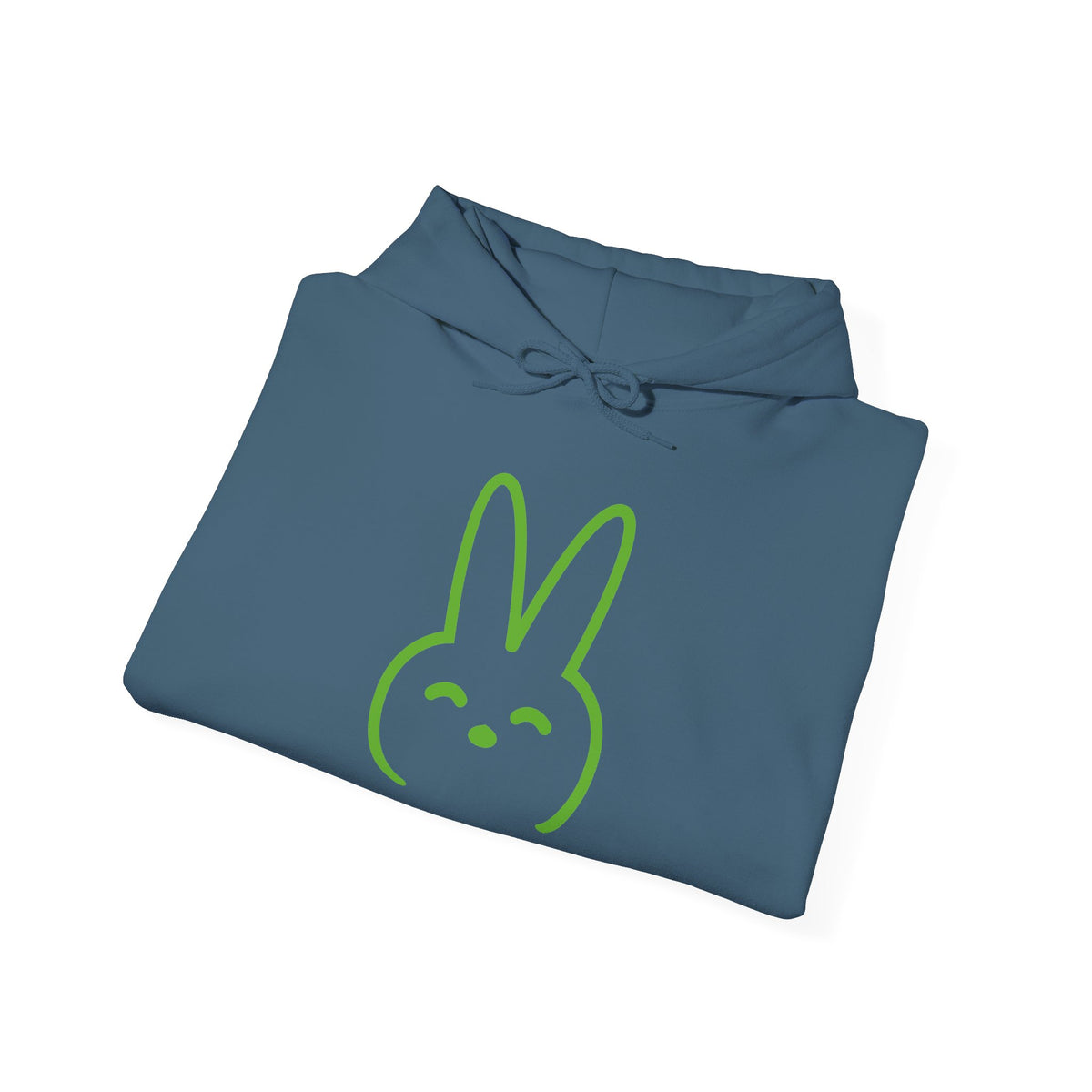 Minimalist Bunny Outline Unisex Heavy Blend Hoodie
