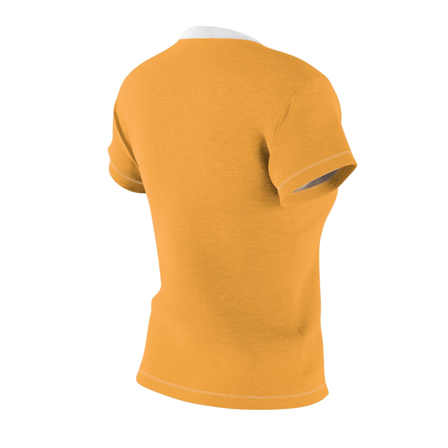 Yellow t-shirt on a white background