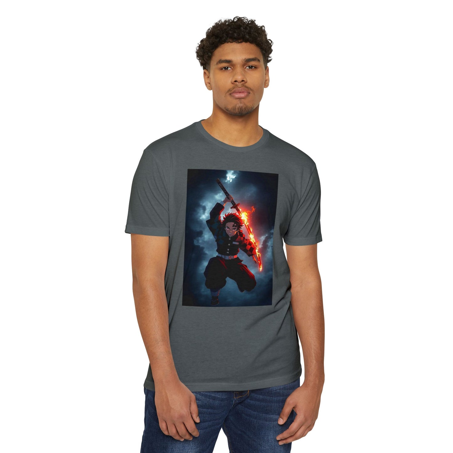 Kamado Tanjiro Men’s T-Shirt | Demon Slayer Anime Graphic Tee