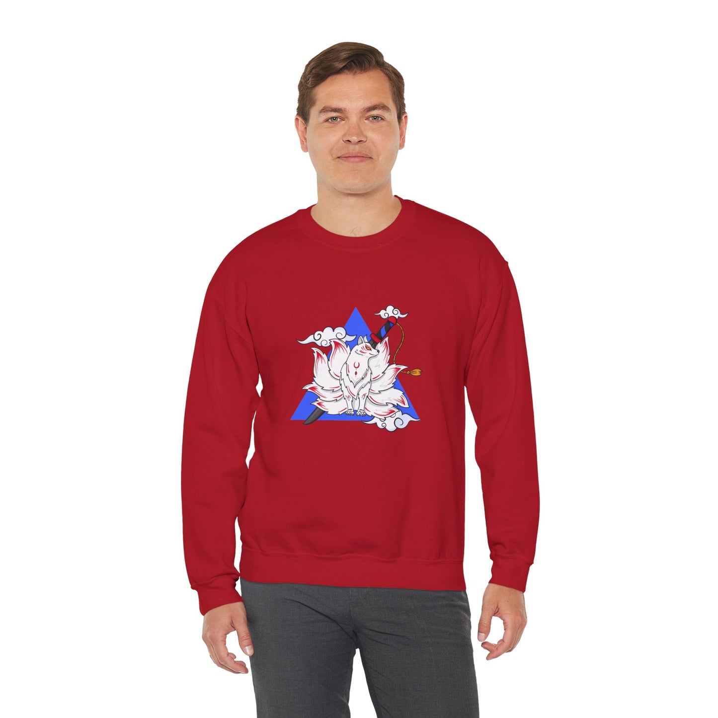 Anime Fox Spirit Unisex Crewneck Sweatshirt