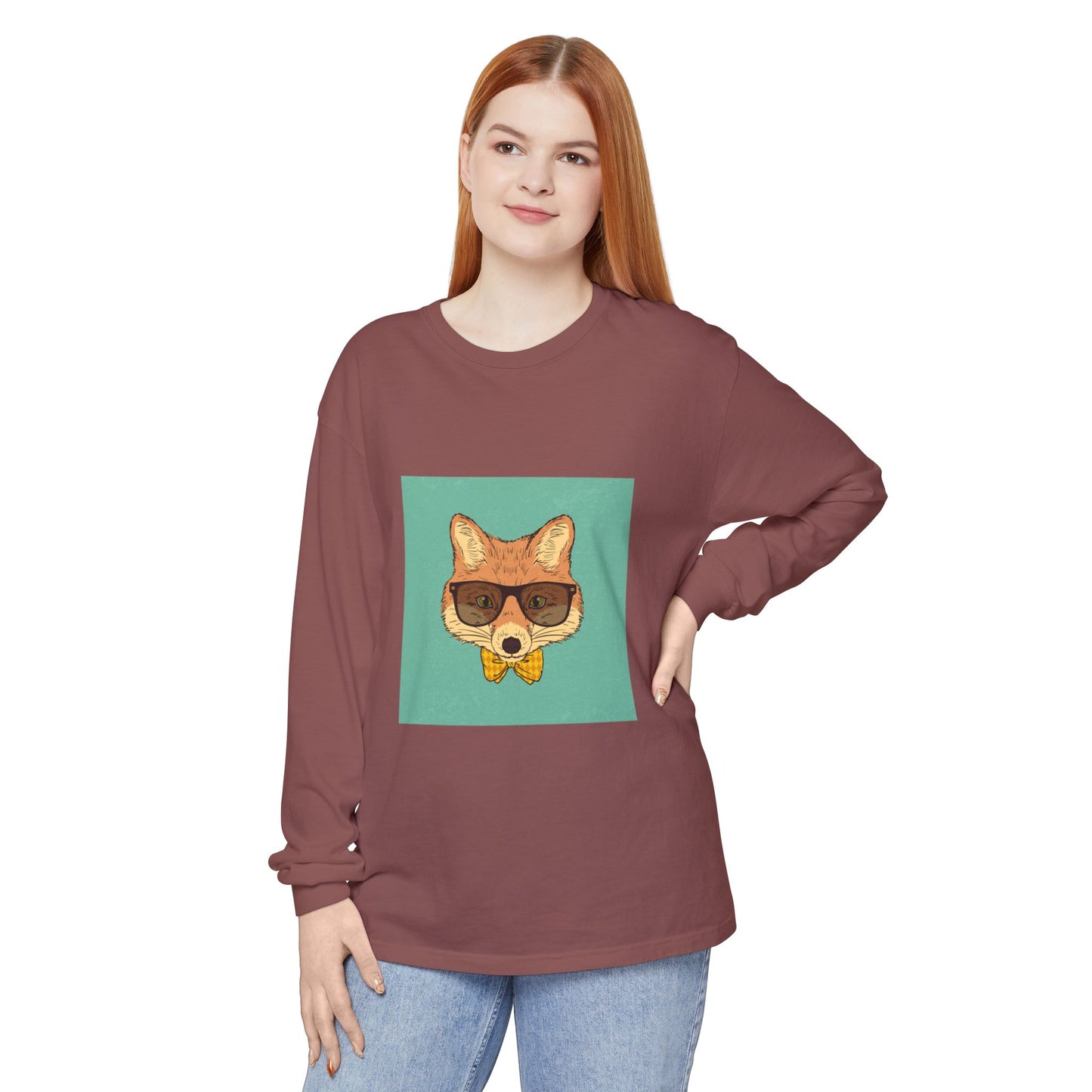 Unisex Garment-dyed Long Sleeve T-Shirt