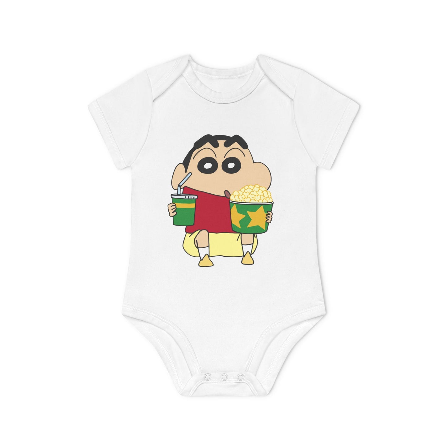 Baby Red Onesie Cartoon Character