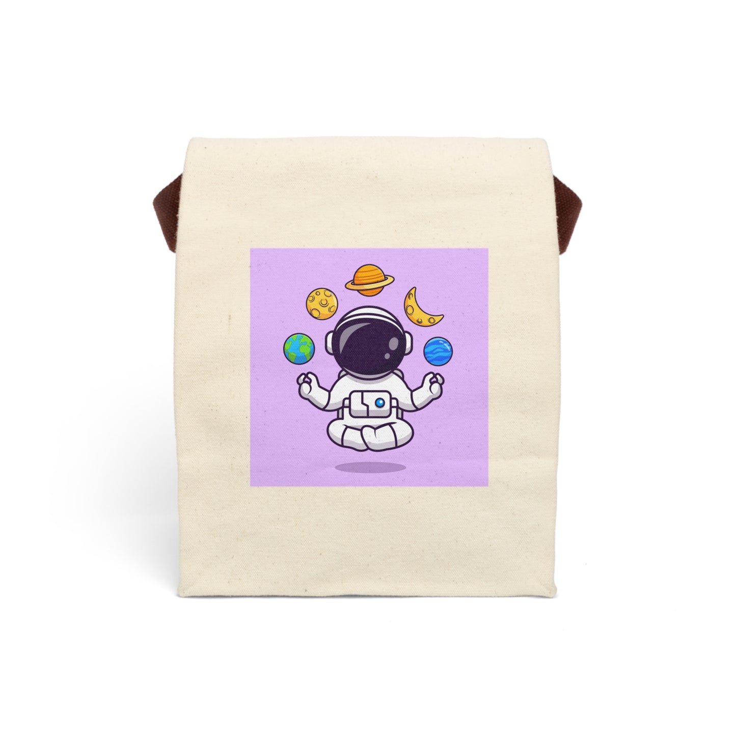 Canvas Lunch Bag With Strap