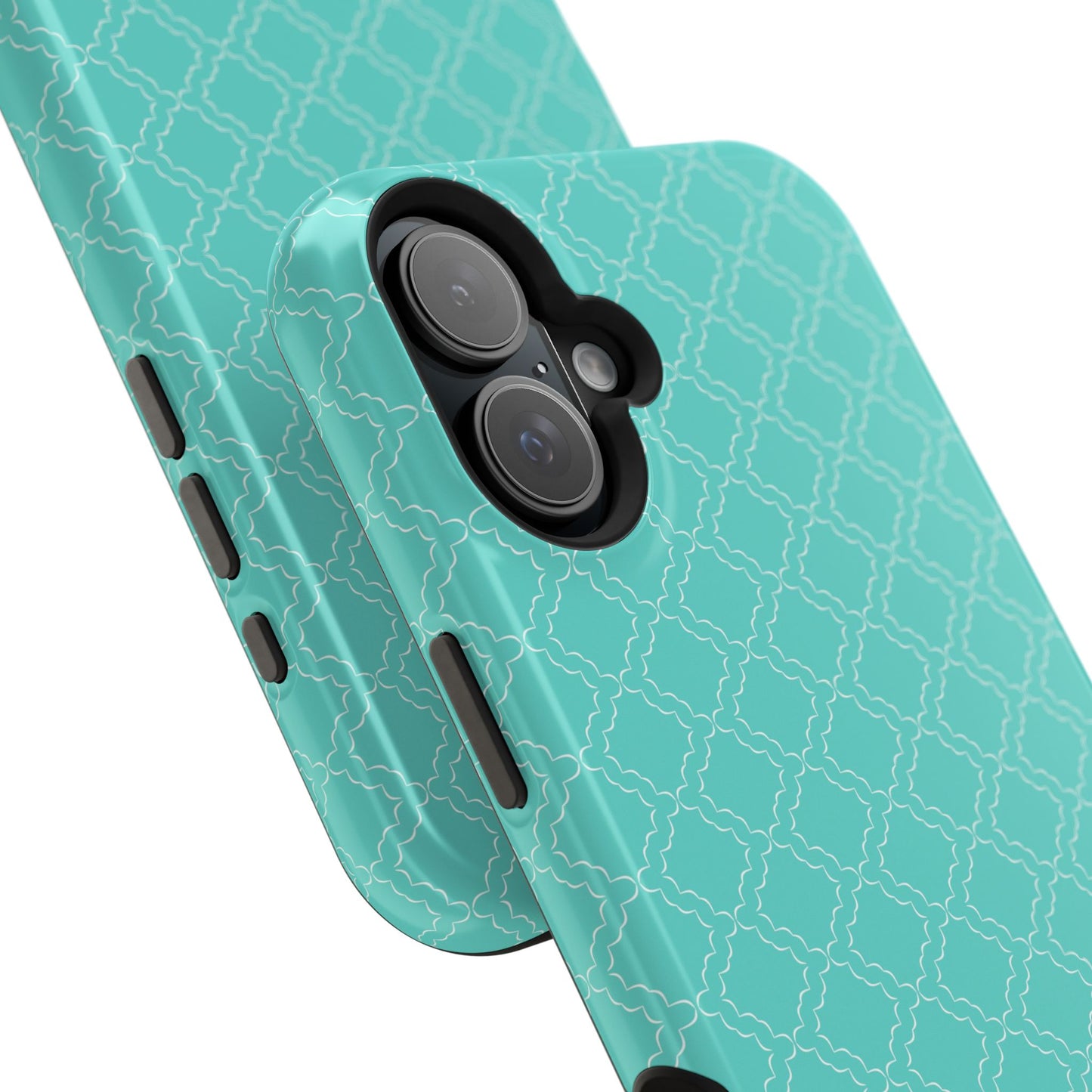 Green Phone Case Geometric Pattern