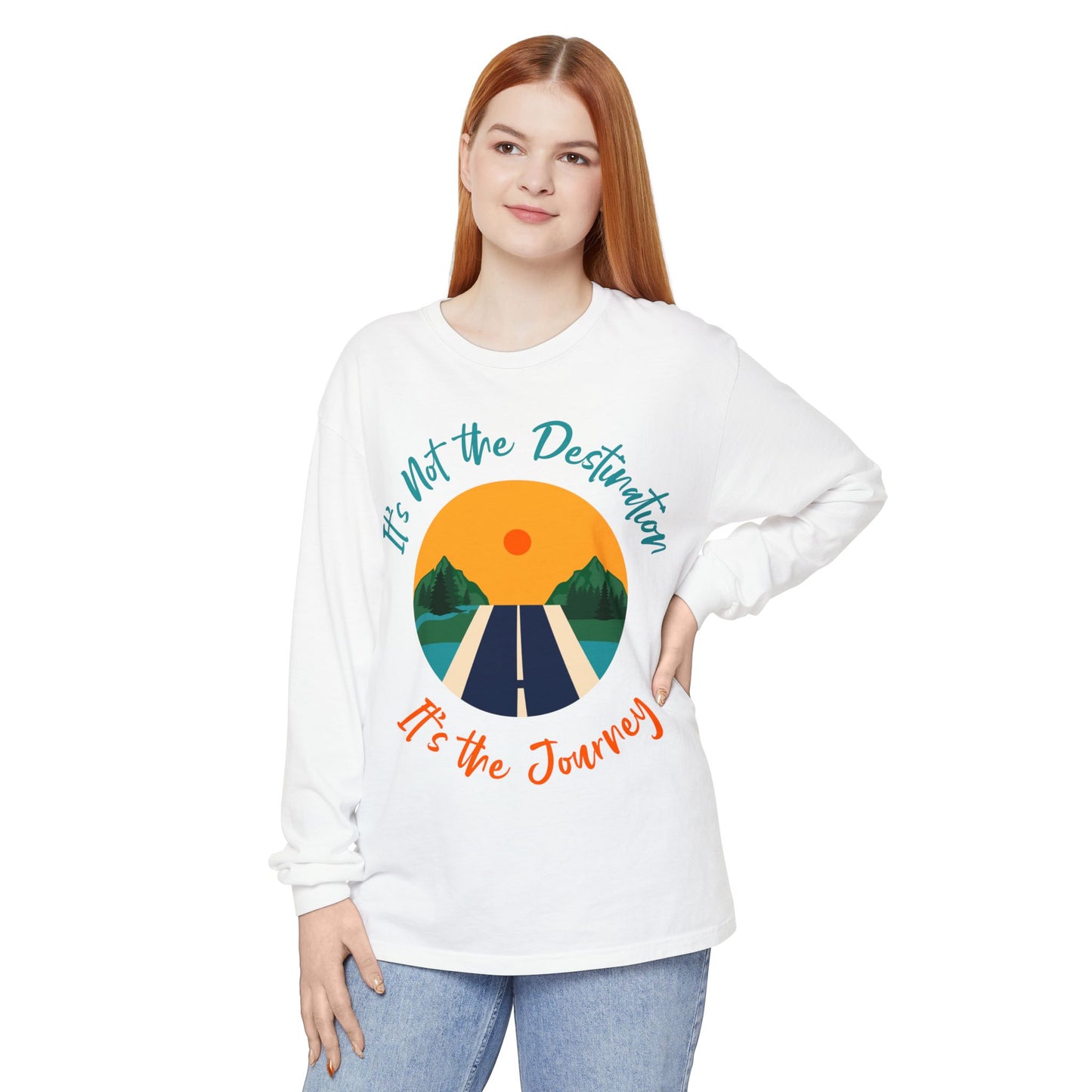 Unisex Garment-dyed Long Sleeve T-Shirt