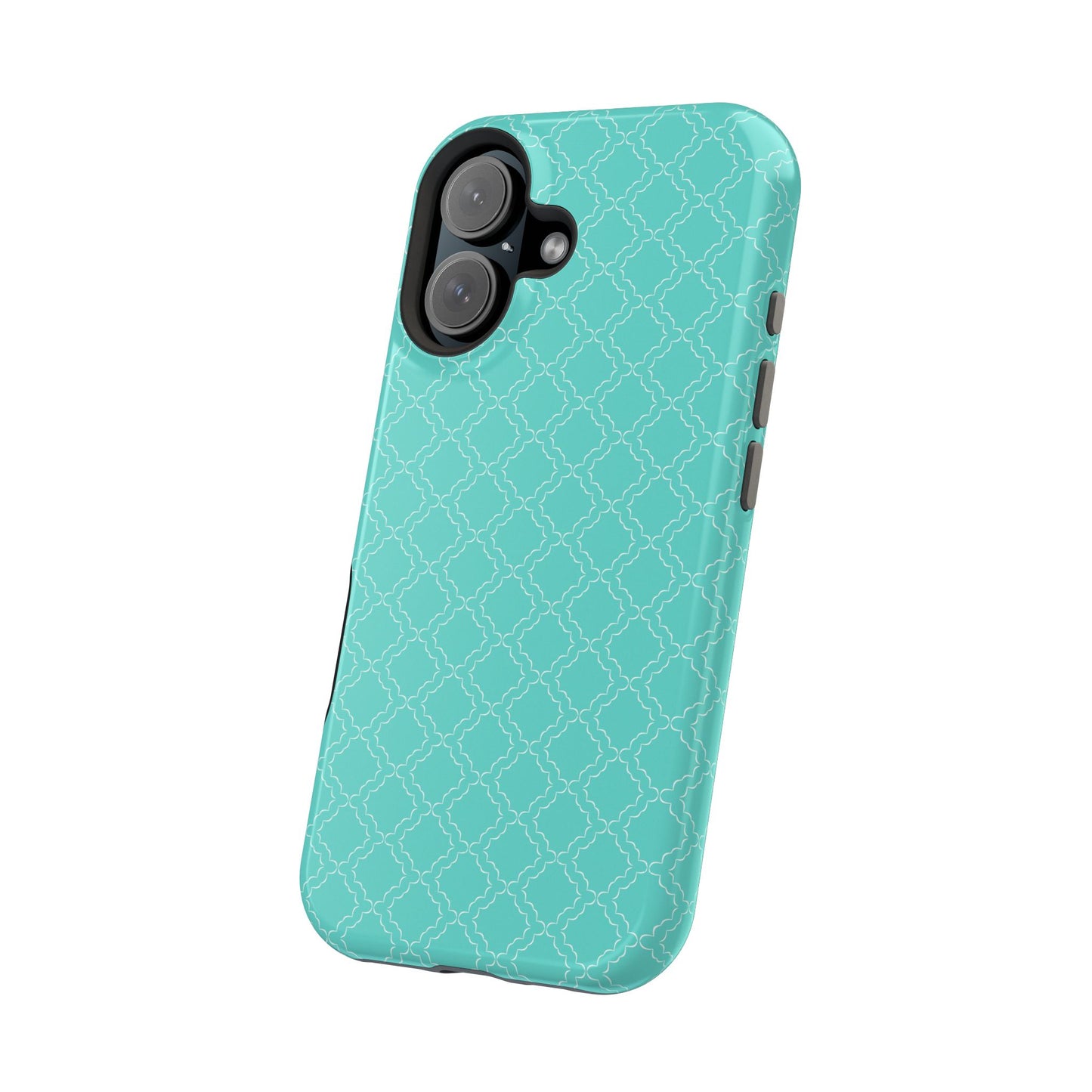 Green Phone Case Geometric Pattern