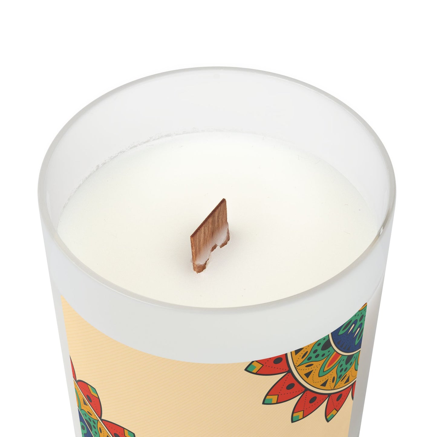 Frosted Glass Candle, 11oz