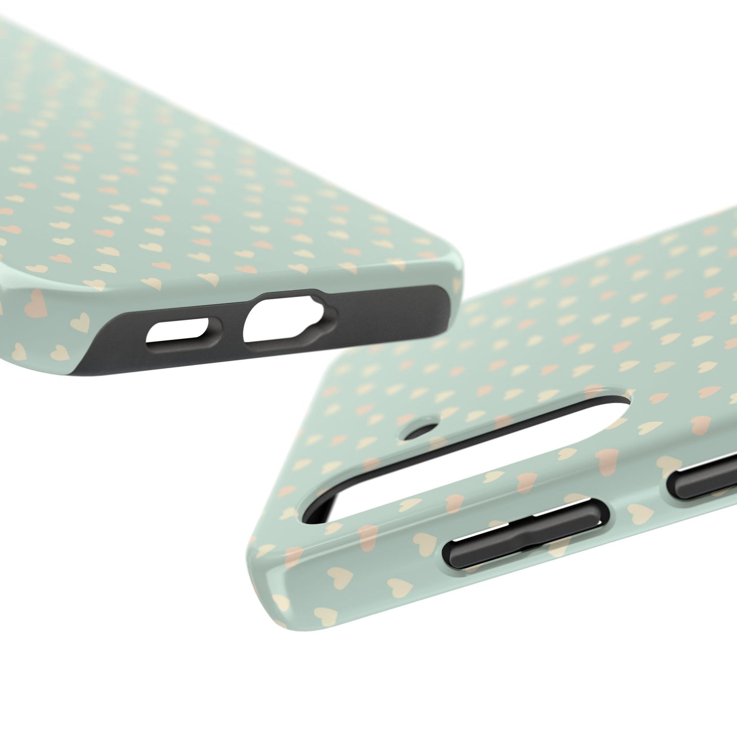 Phone Case With Heart Pattern