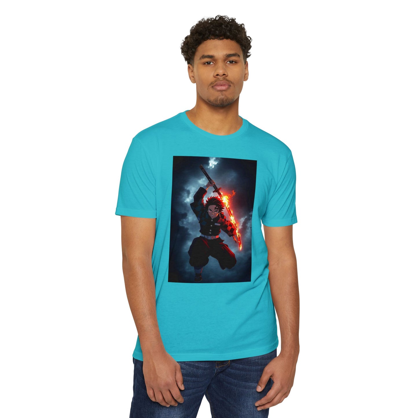 Kamado Tanjiro Men’s T-Shirt | Demon Slayer Anime Graphic Tee