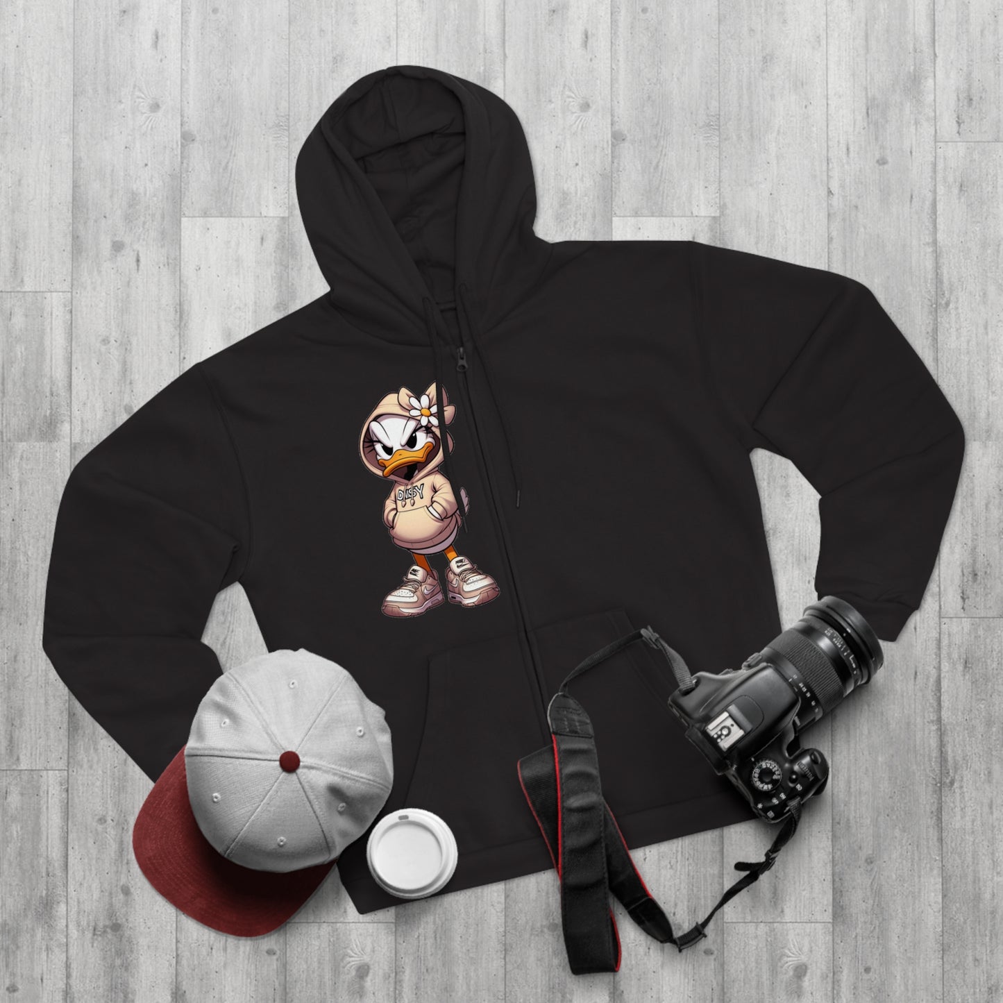 Streetwear Zip Hoodie for Women Trendy Casual Zip-Up Hoodie