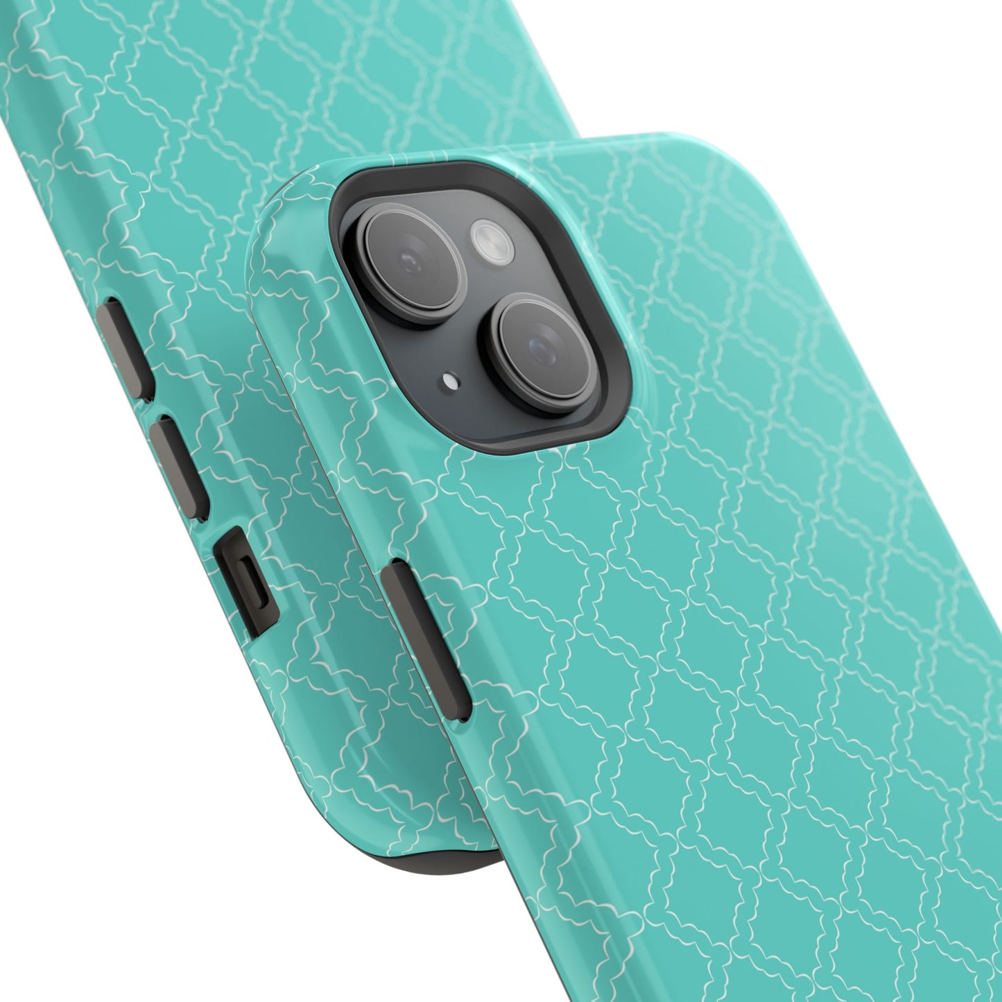 Green Phone Case Geometric Pattern