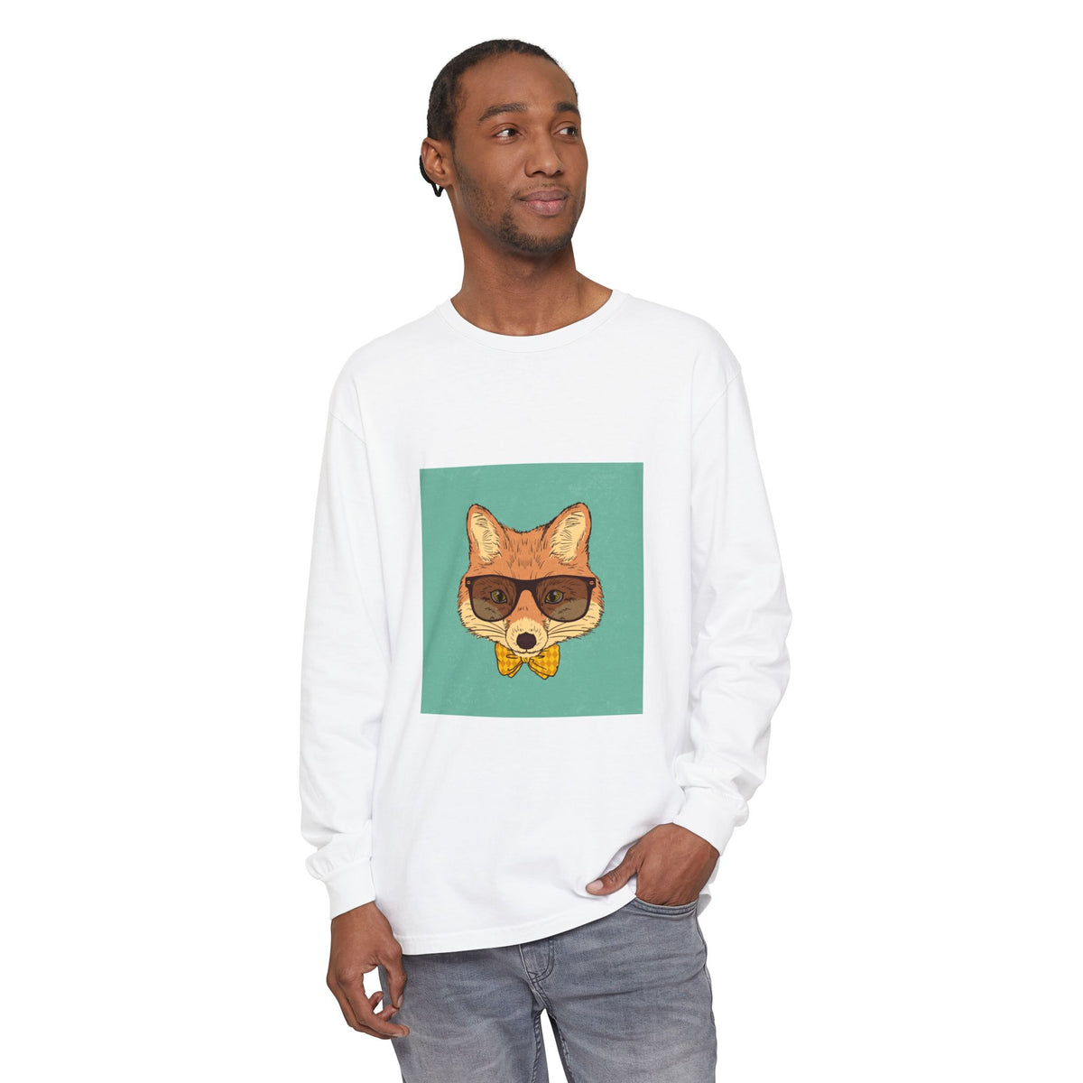 Unisex Garment-dyed Long Sleeve T-Shirt