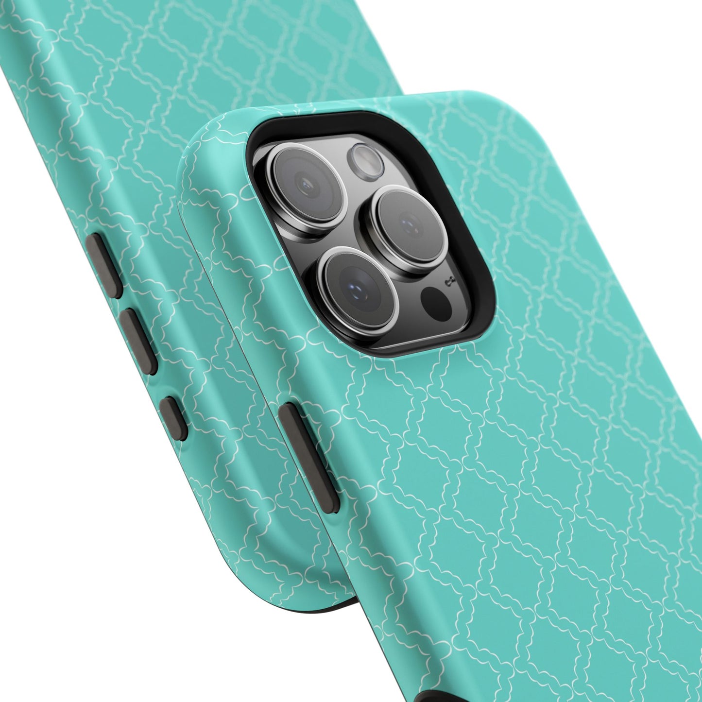 Green Phone Case Geometric Pattern