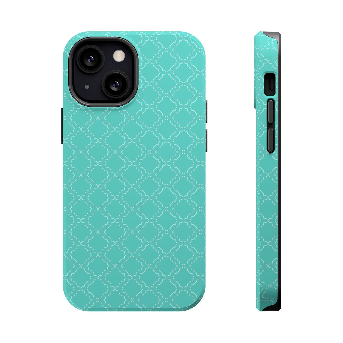 Green Phone Case Geometric Pattern