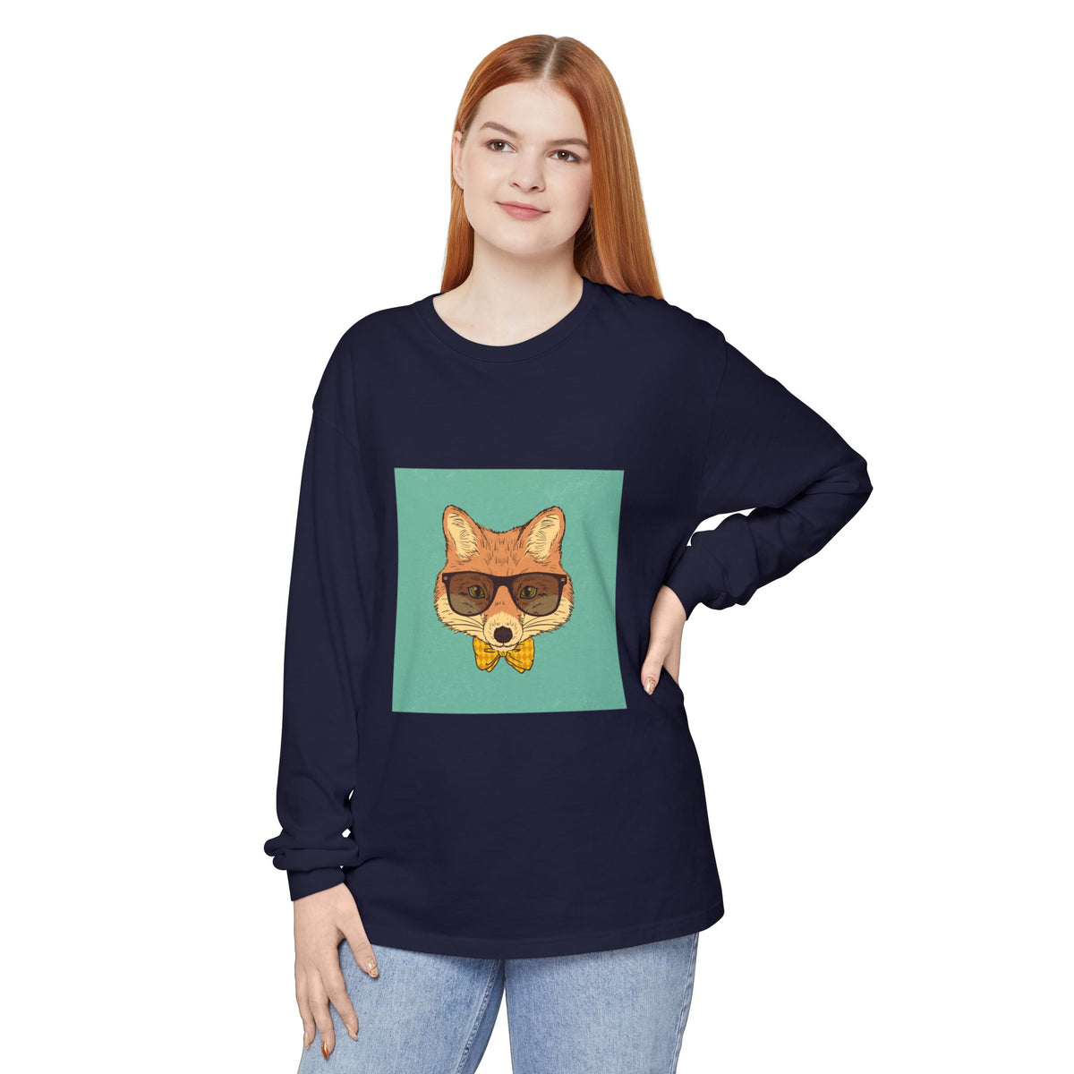 Unisex Garment-dyed Long Sleeve T-Shirt