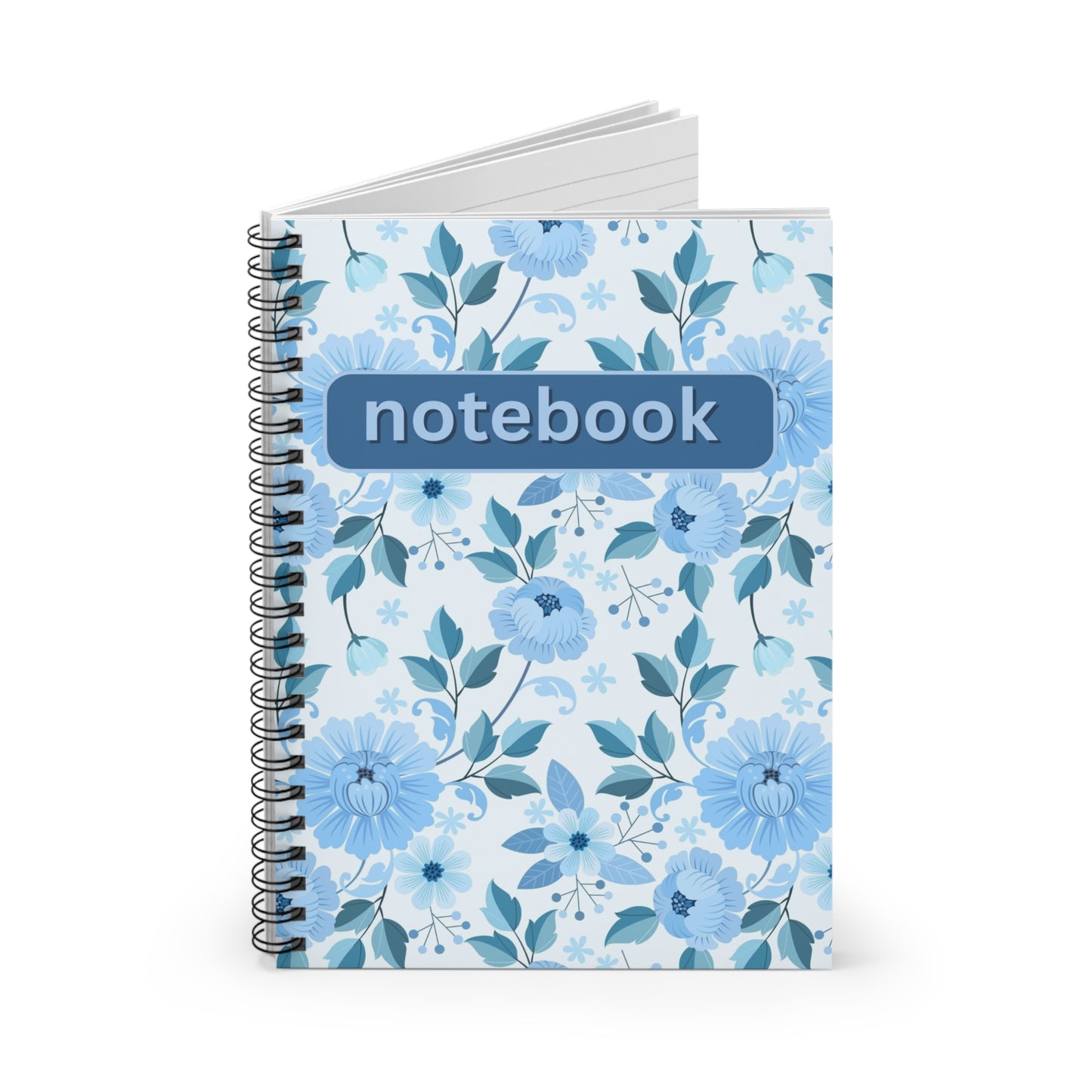 Floral Spiral Notebook for Notes & Journaling