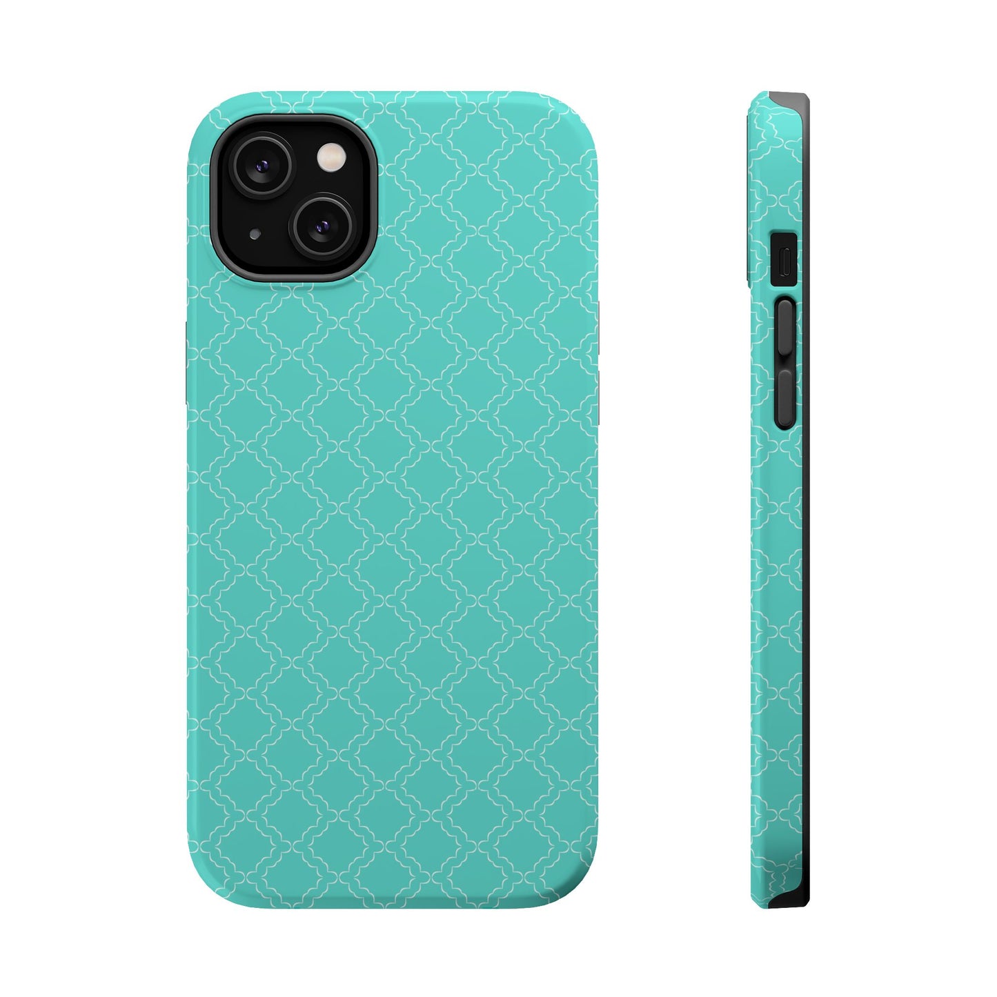 Green Phone Case Geometric Pattern