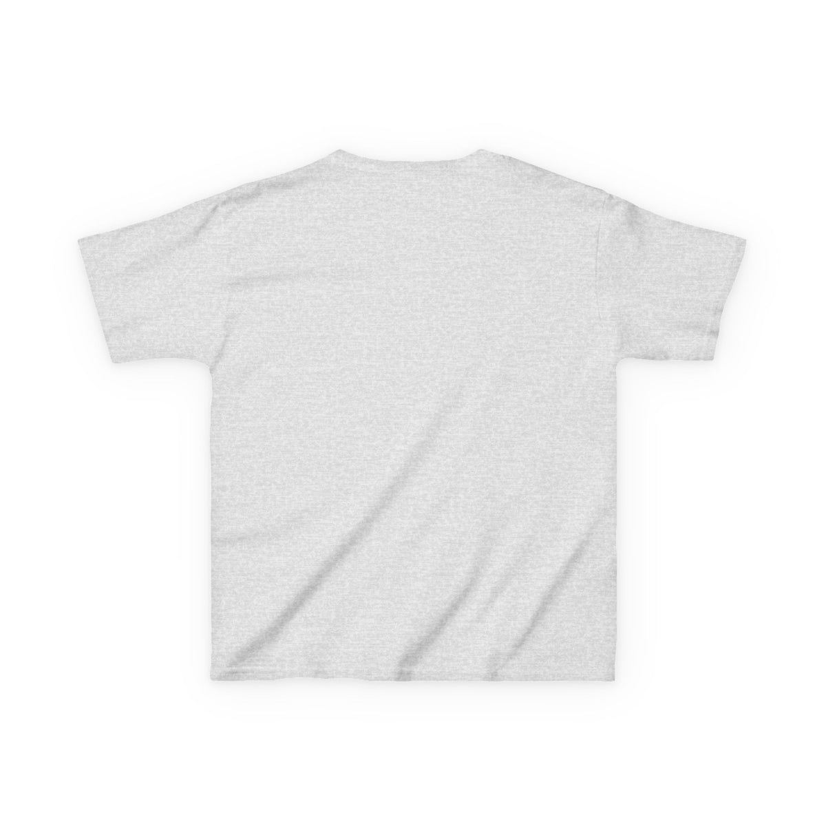 Kids Heavy Cotton Teal T-Shirt with a Graphic Design