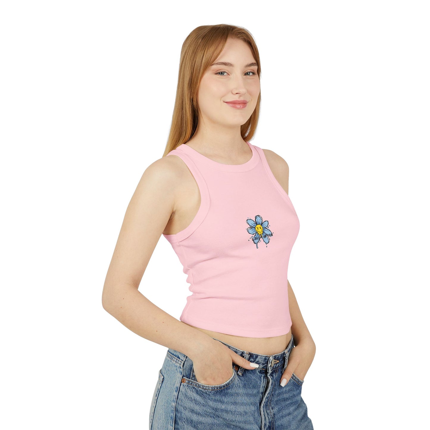 Women’s Racer Tank Top | Stylish Active & Casual T-shirt