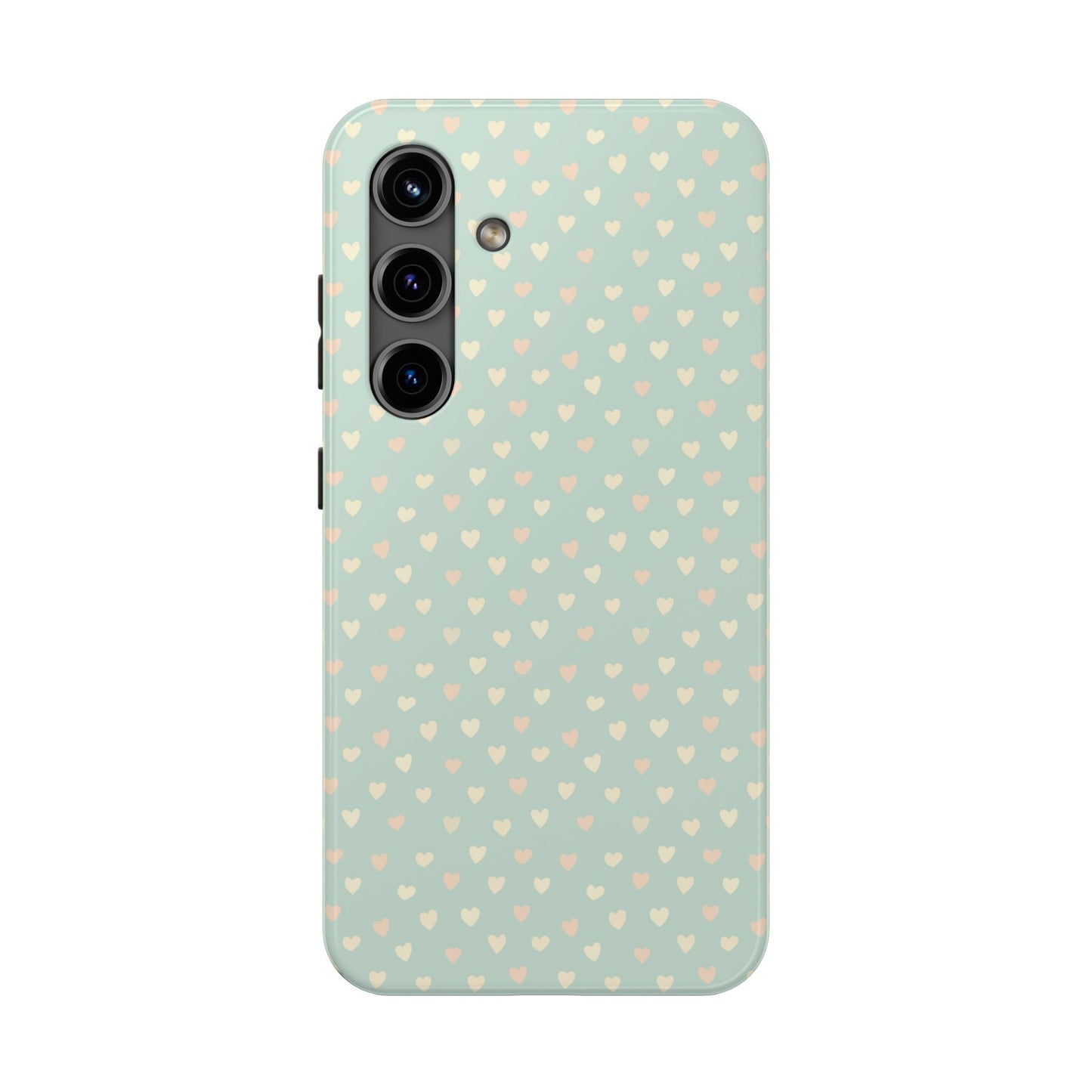 Phone Case With Heart Pattern