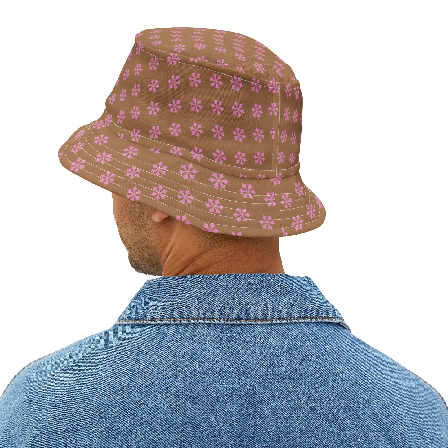 Vintage-Inspired Floral Bucket Hat – Lightweight Cotton