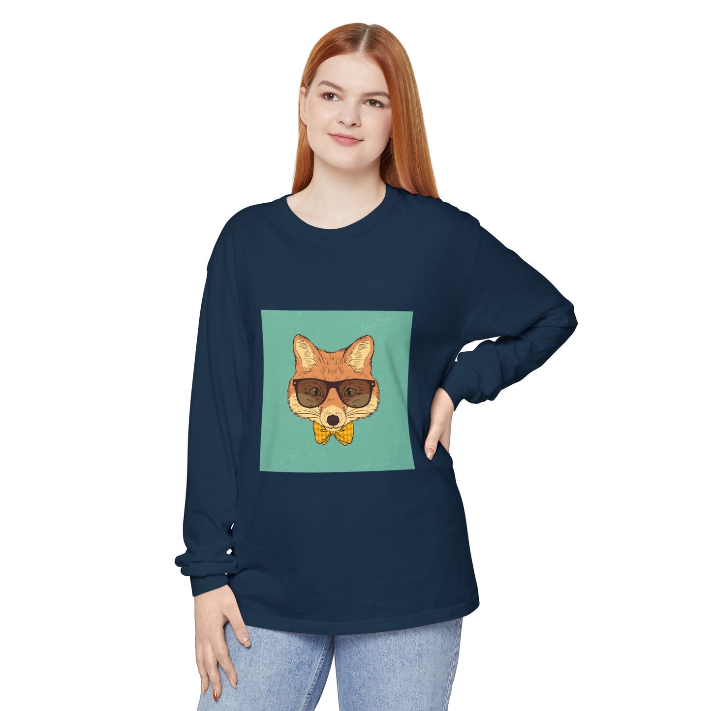 Unisex Garment-dyed Long Sleeve T-Shirt