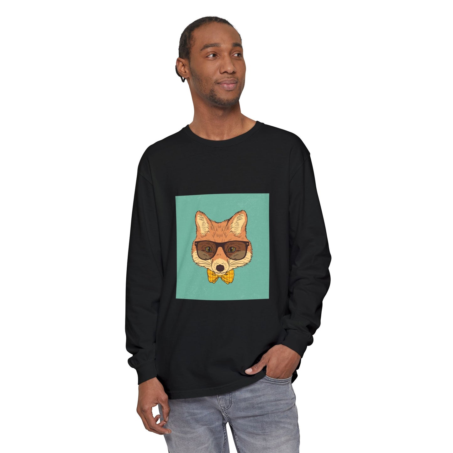 Unisex Garment-dyed Long Sleeve T-Shirt