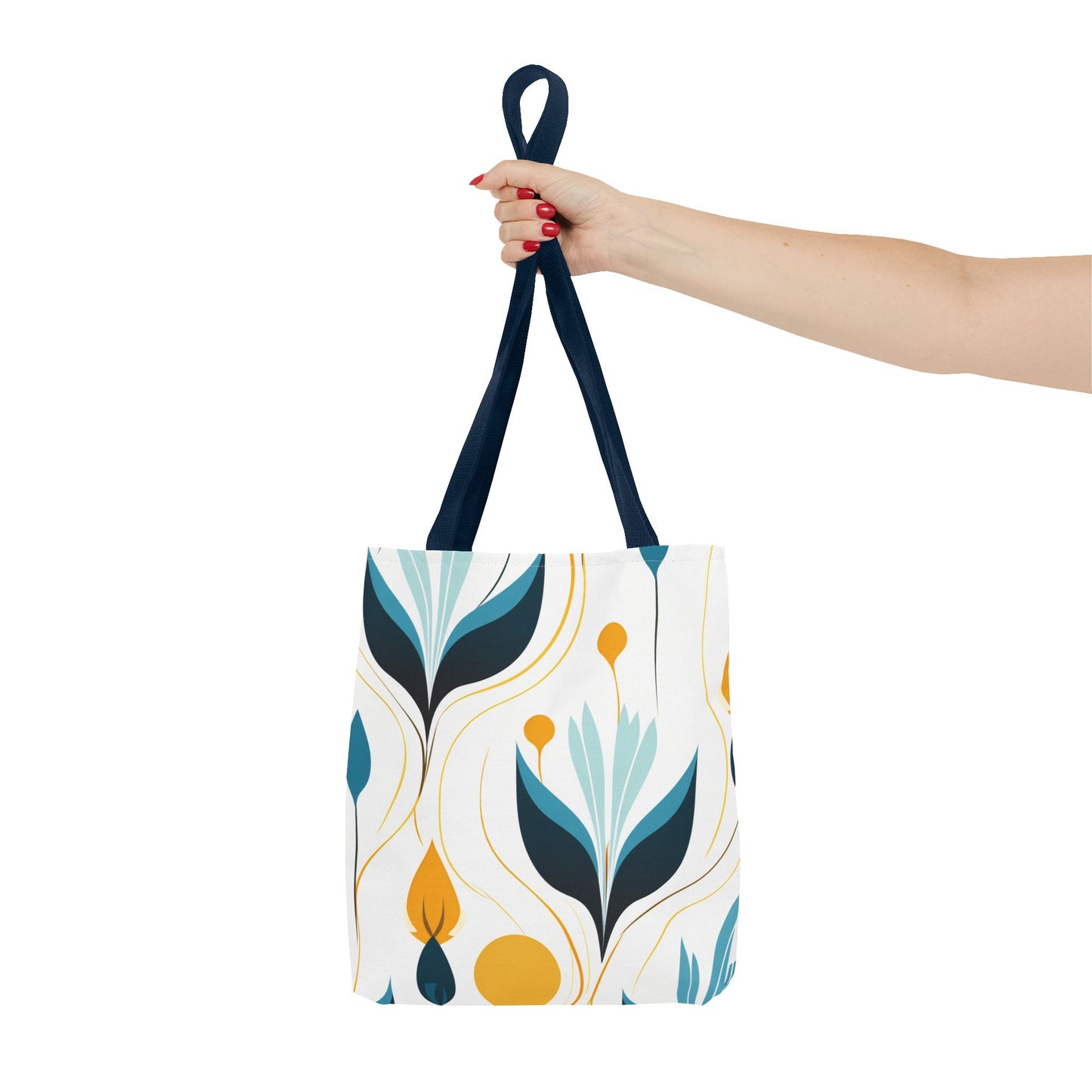 Contemporary Botanical Design Tote Bag