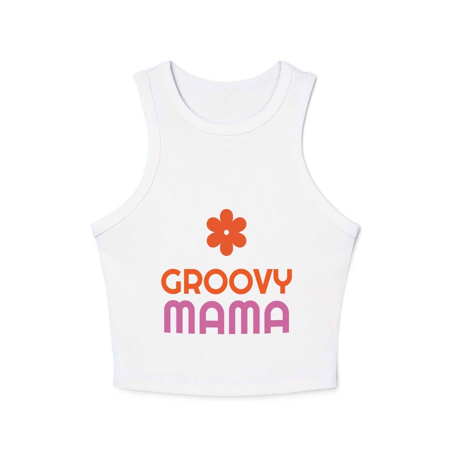 Groovy Mama Racer Tank – Trendy Summer Top