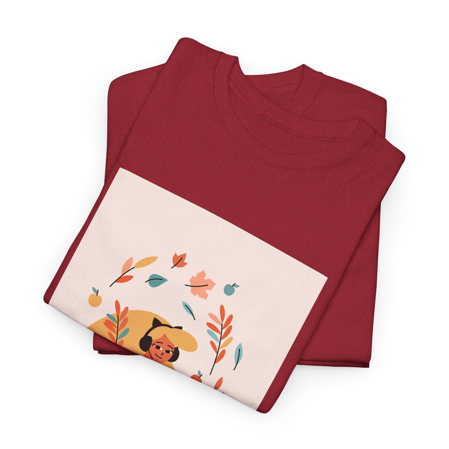 Unisex Cozy Bear Illustration Heavy Cotton T-Shirt