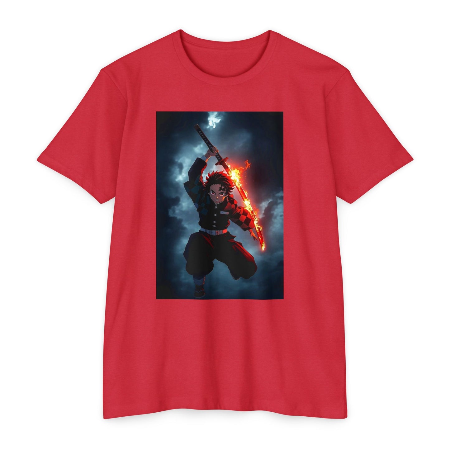Kamado Tanjiro Men’s T-Shirt | Demon Slayer Anime Graphic Tee