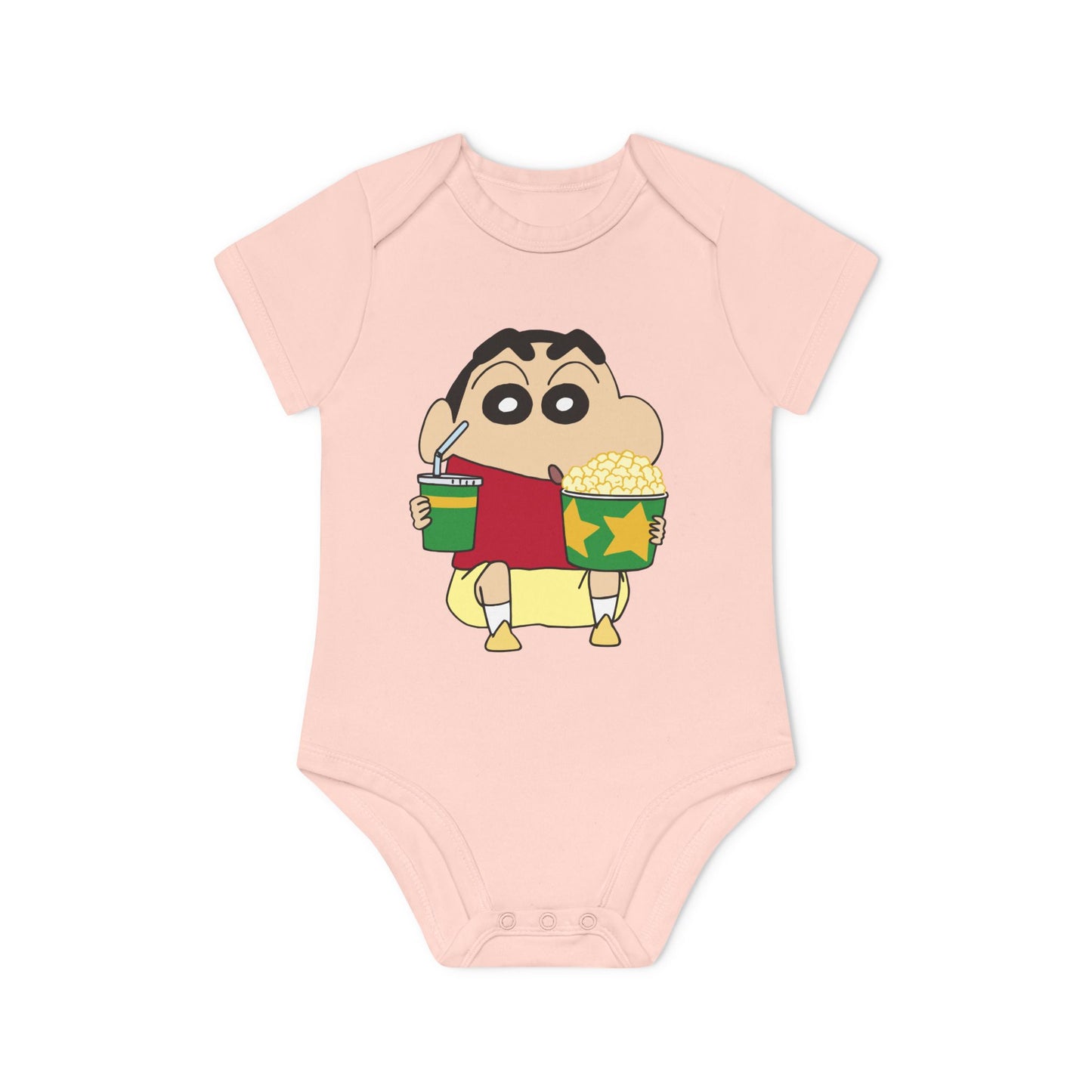 Baby Red Onesie Cartoon Character