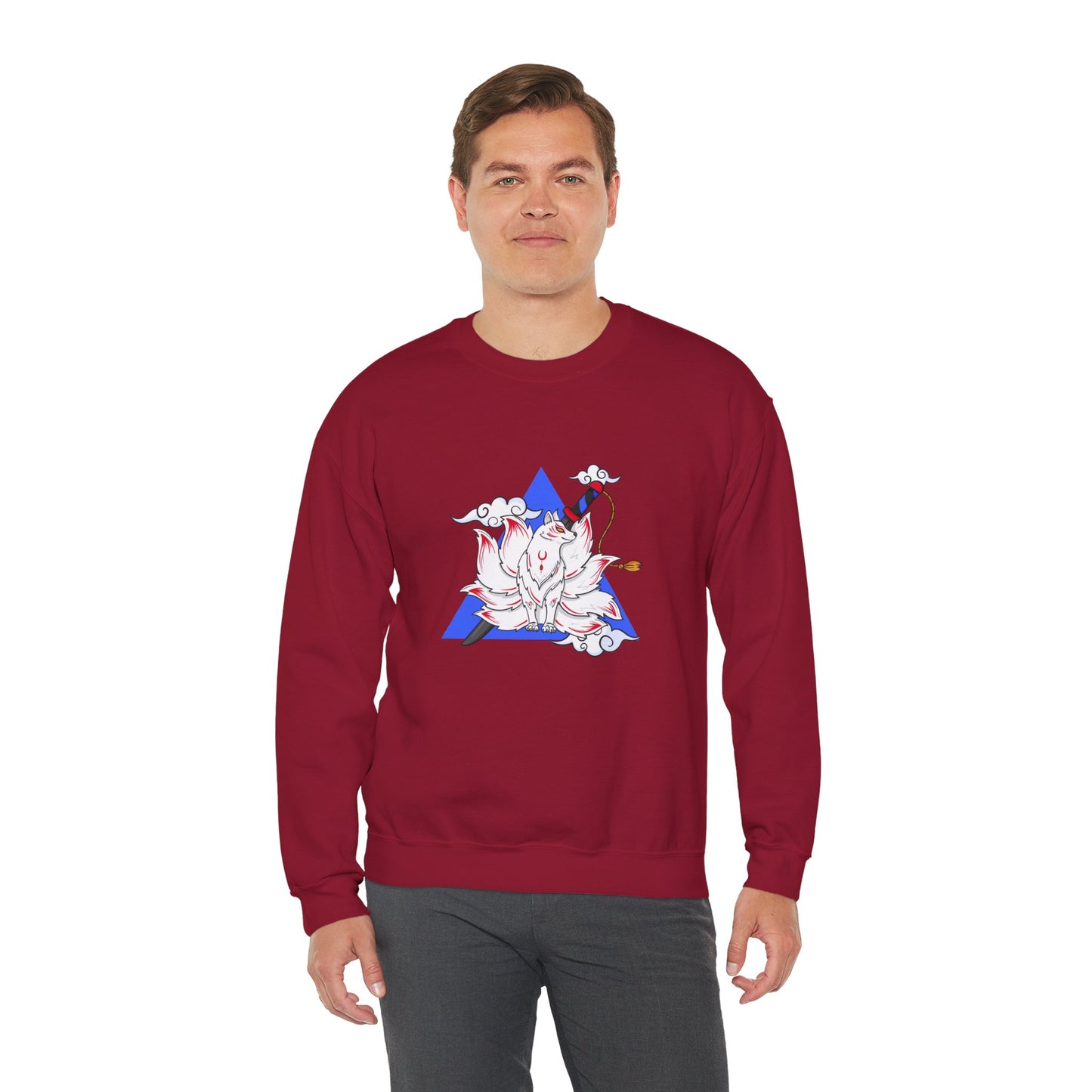 Anime Fox Spirit Unisex Crewneck Sweatshirt