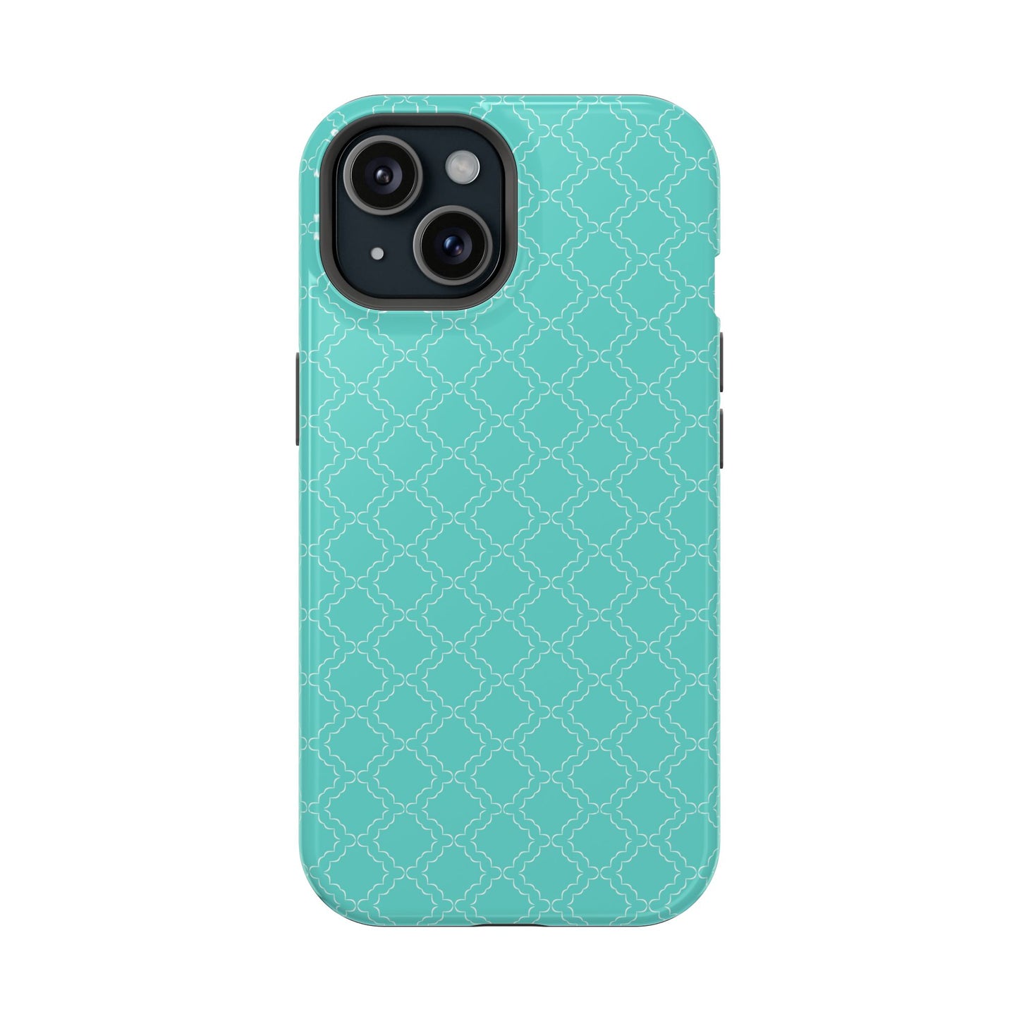 Green Phone Case Geometric Pattern