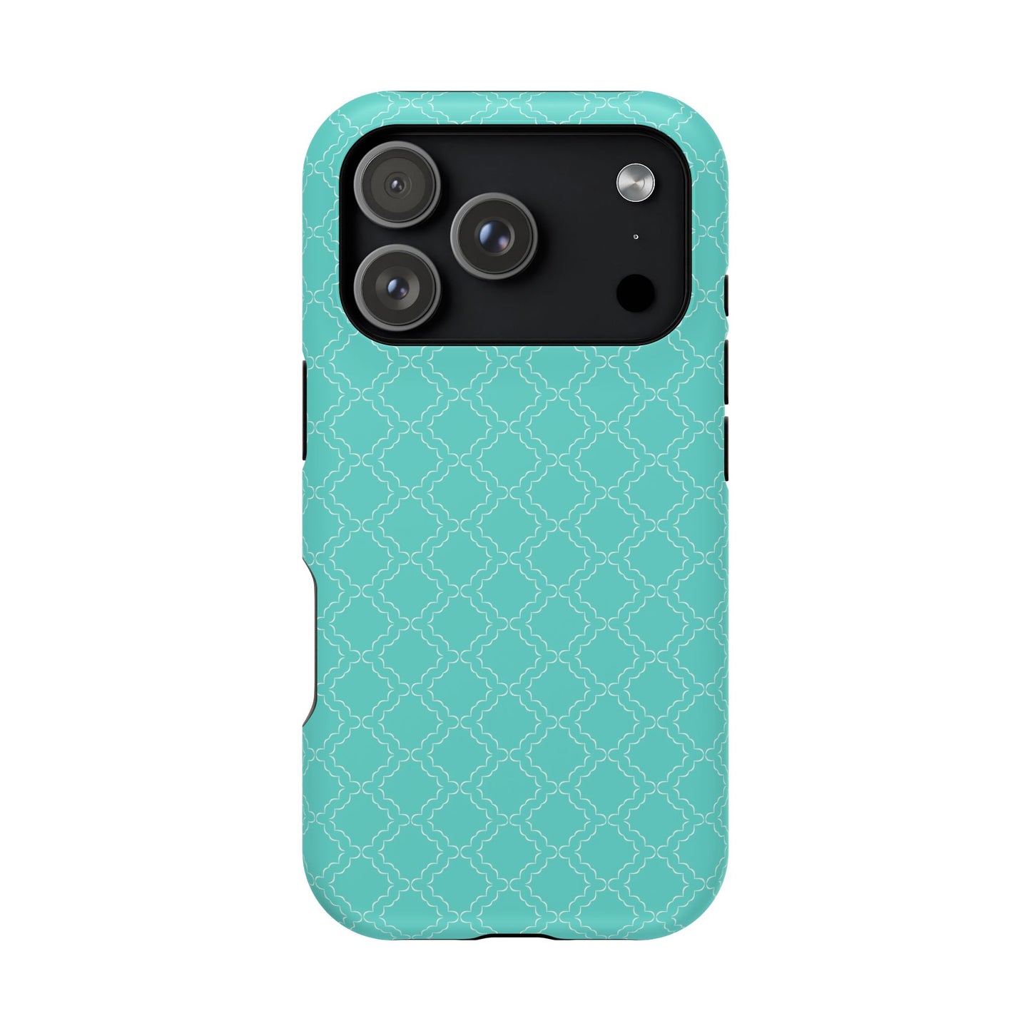 Green Phone Case Geometric Pattern
