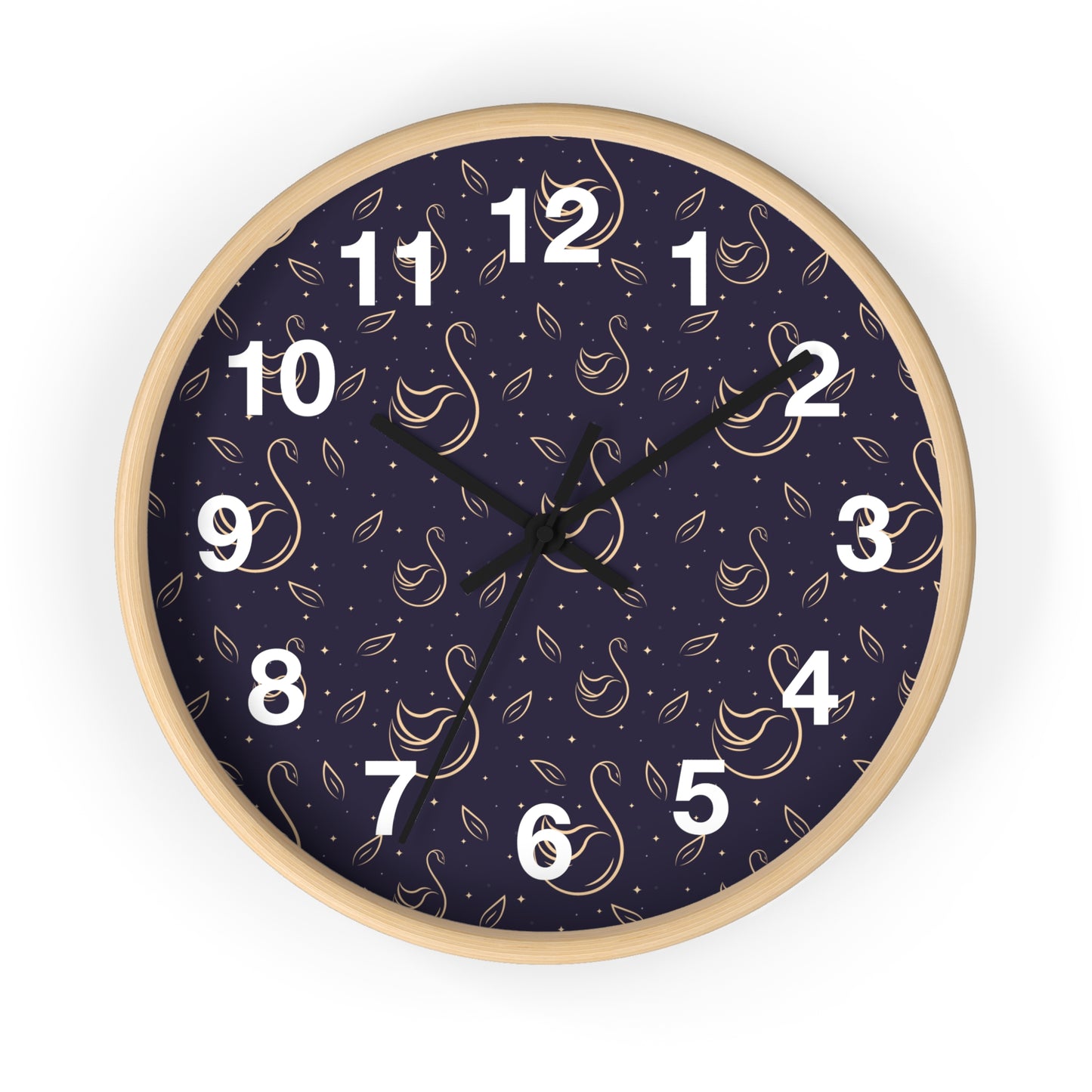 Wall clock with Decorative Design