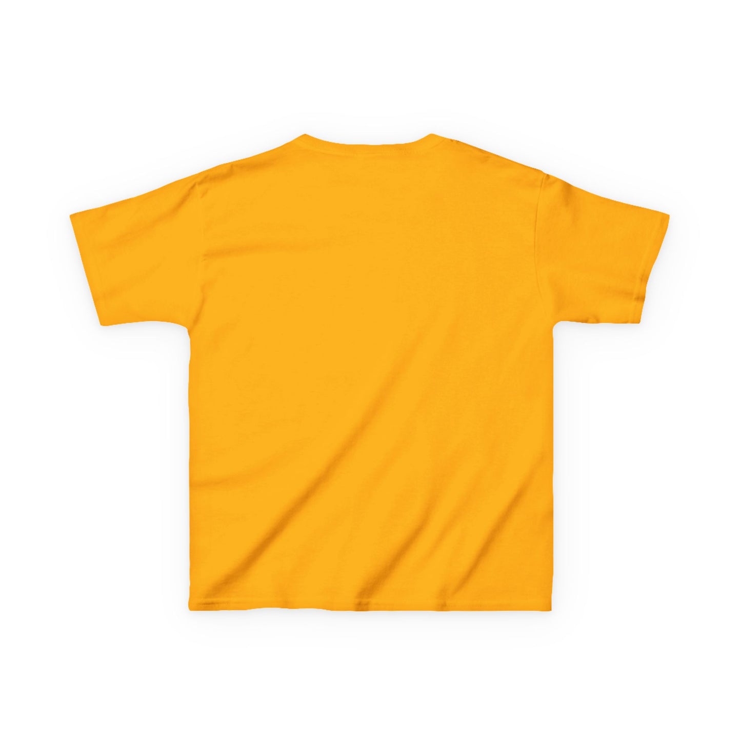 Yellow Kids Heavy Cotton t-shirt with a Cartoon Character
