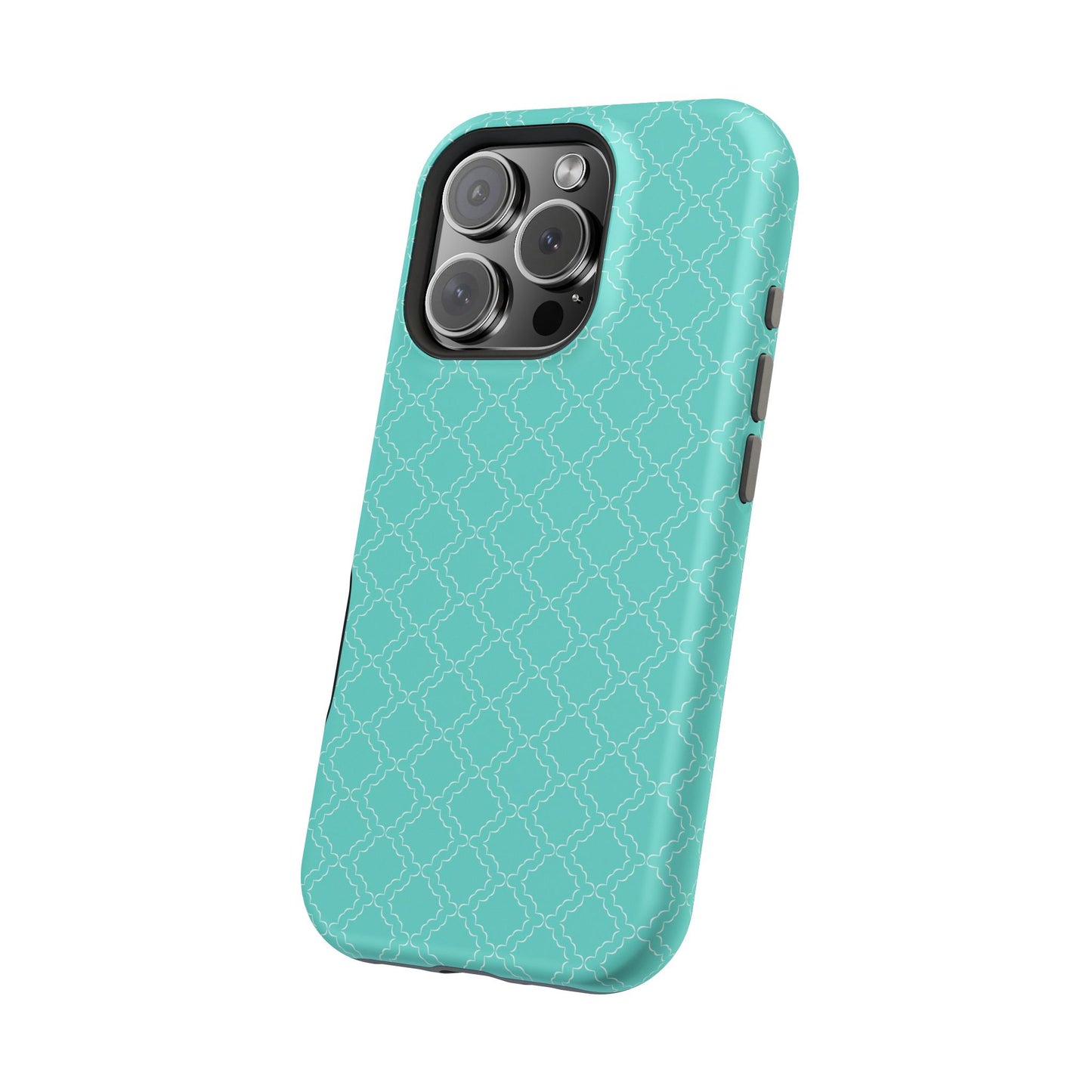 Green Phone Case Geometric Pattern
