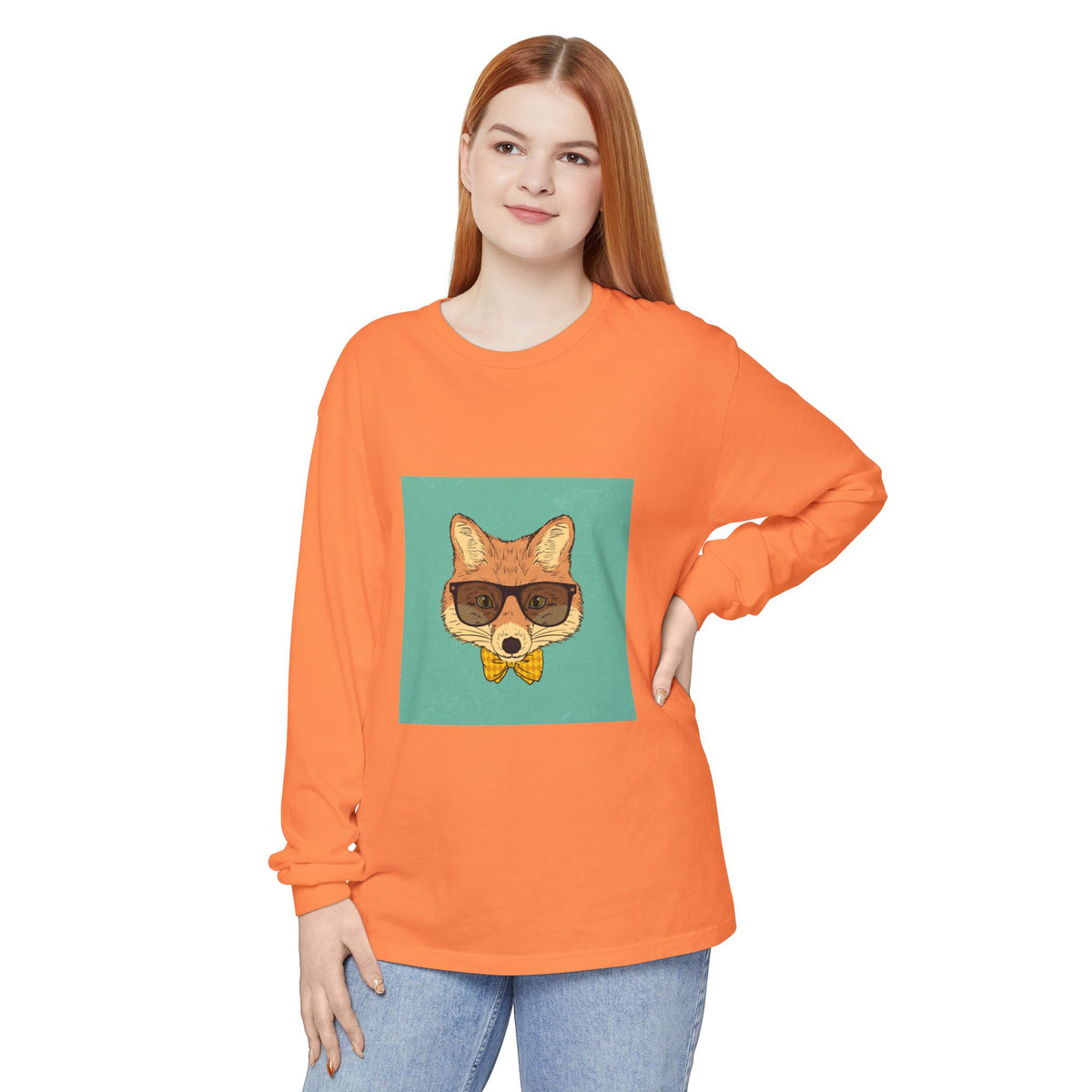 Unisex Garment-dyed Long Sleeve T-Shirt