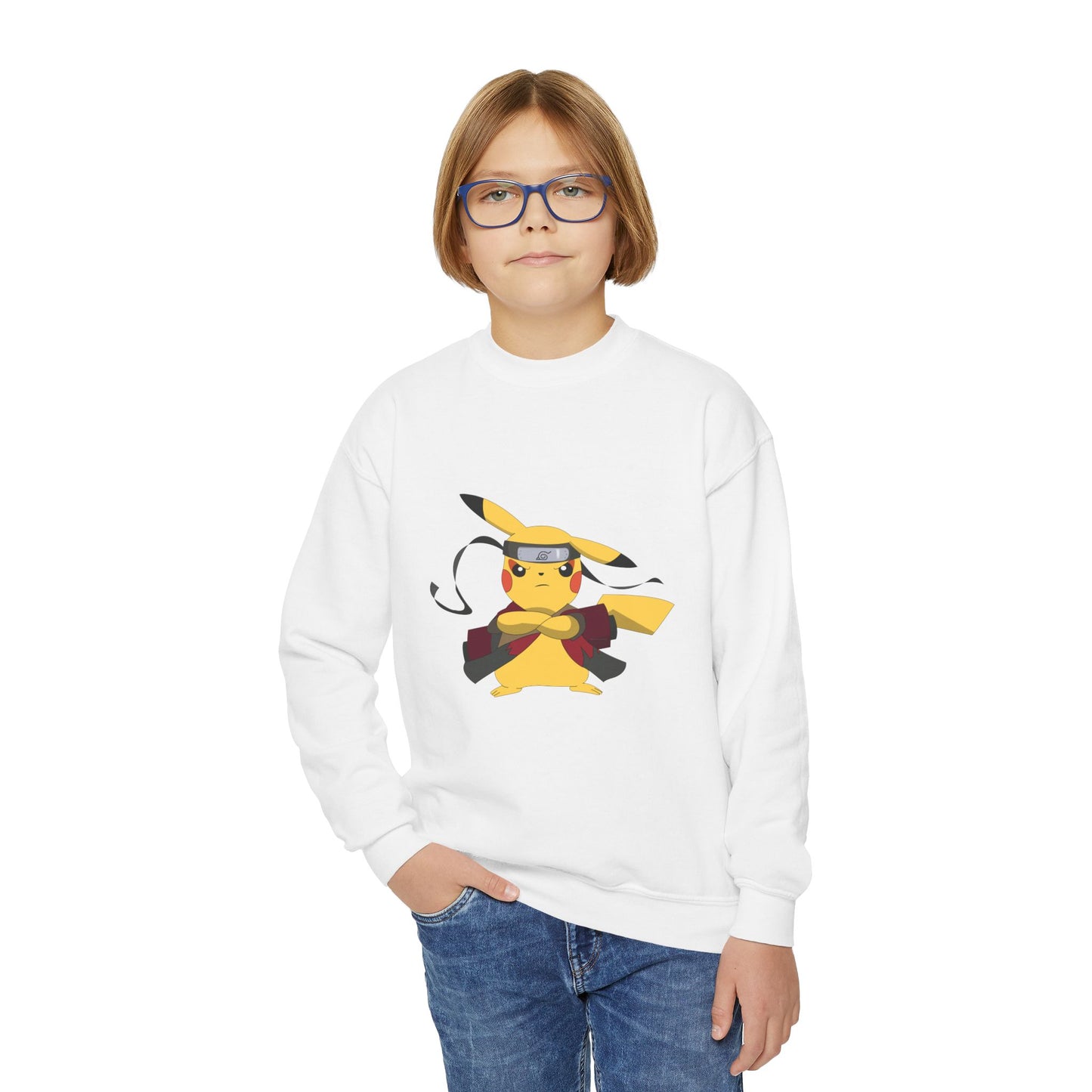 Youth Heavy Blend Crewneck Sweatshirt for Everyday Comfort