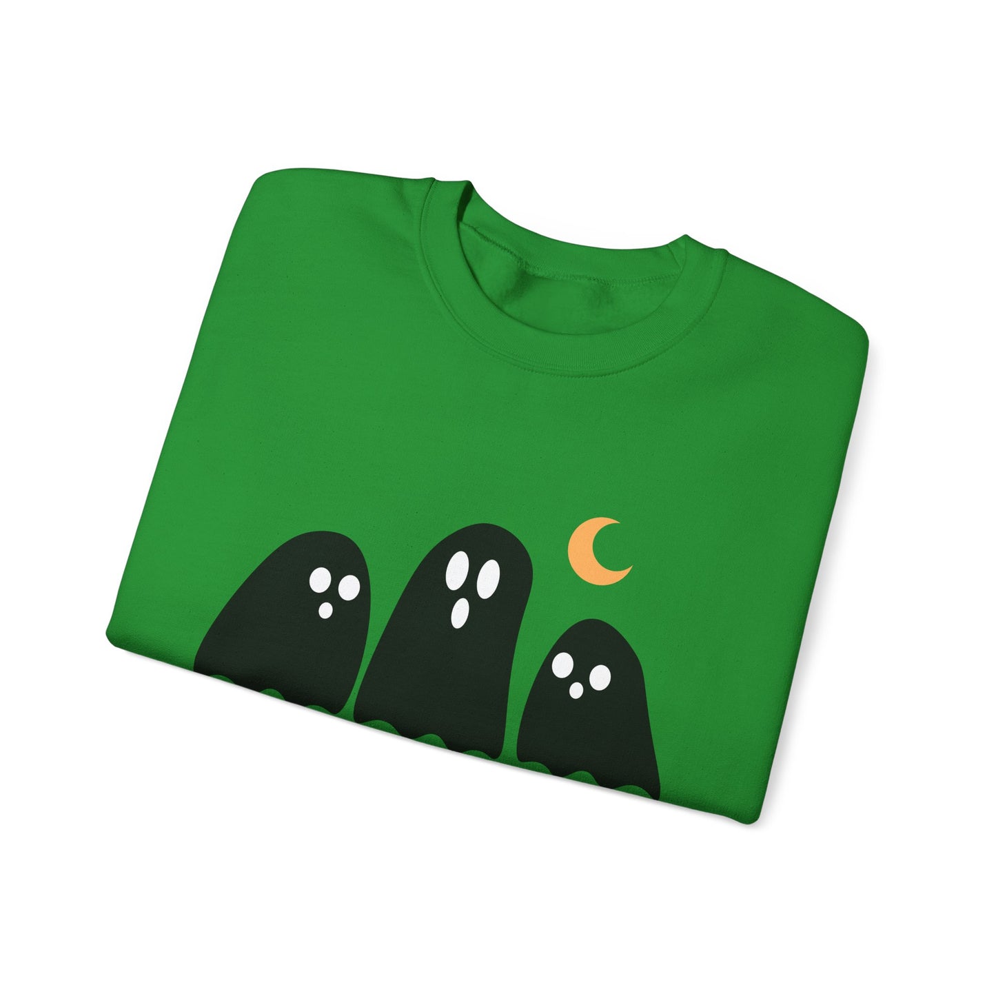 Kawaii Ghost Halloween Unisex Crewneck Sweatshirt